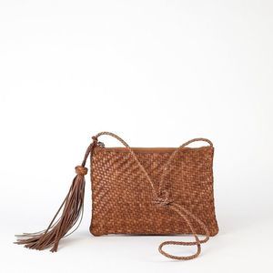 Alan K Pochette Woven Leather Bag